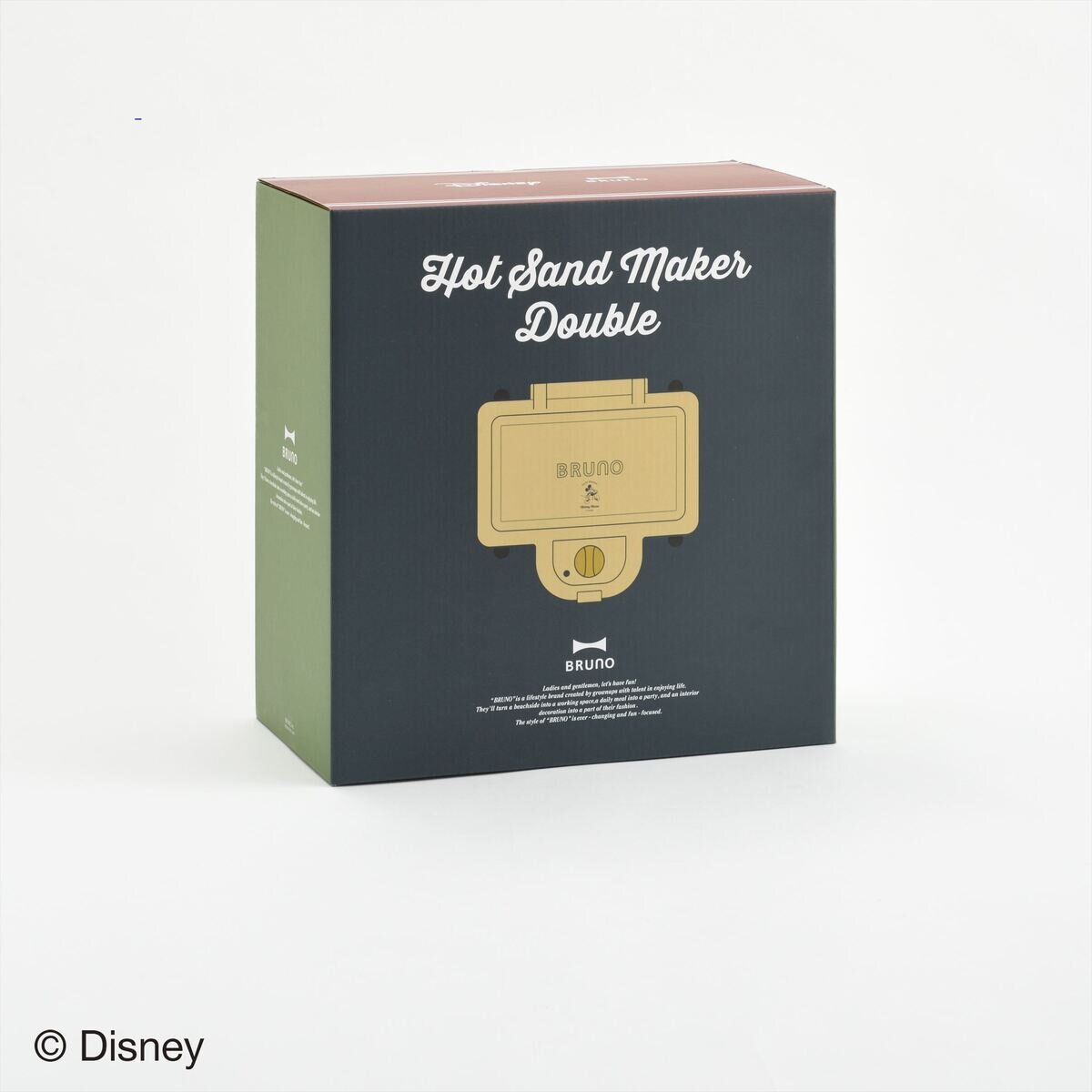 BRUNO DISNEY ホットサンドメーカー ダブル ベージュ BOE136-BE