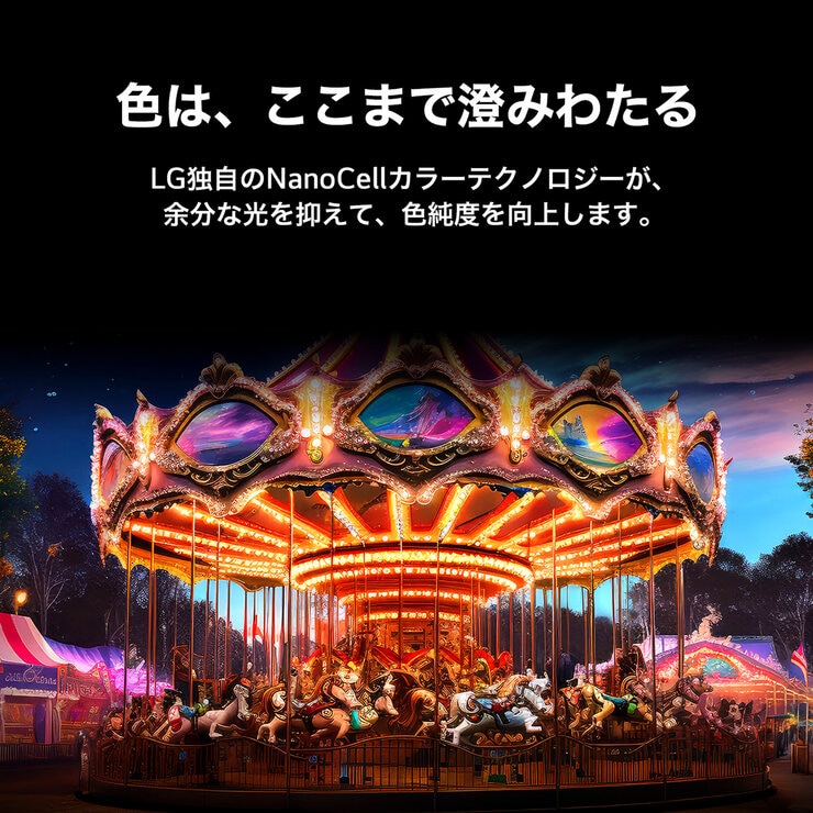 LG 75インチ 4K 液晶テレビ 75NANO80AJA