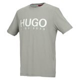 ヒューゴボス メンズ ロゴ 半袖Tシャツ シルバー S