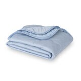 クーリング大判ひざ掛け 152cm x 177cm ヘザーブルー