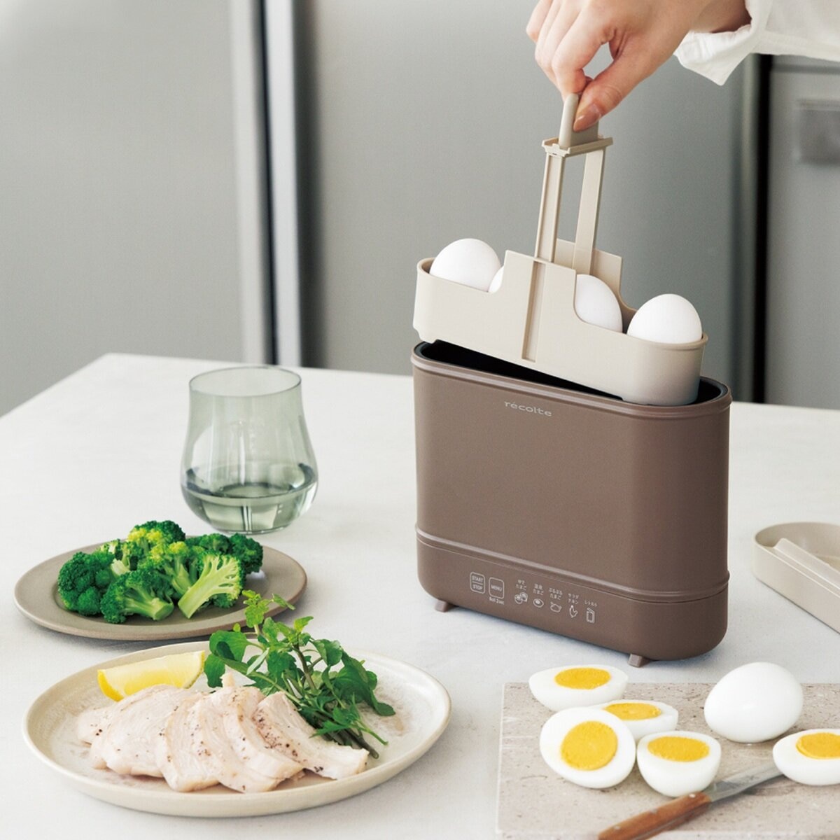 レコルト エッグ＆ボイルクッカー REB-1(BR)
