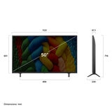 LG 50インチ 4K 液晶テレビ 50NANO80AJA