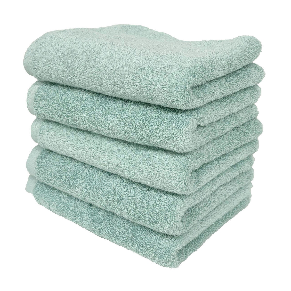 ふんわりボリュームフェイスタオル 5枚セット