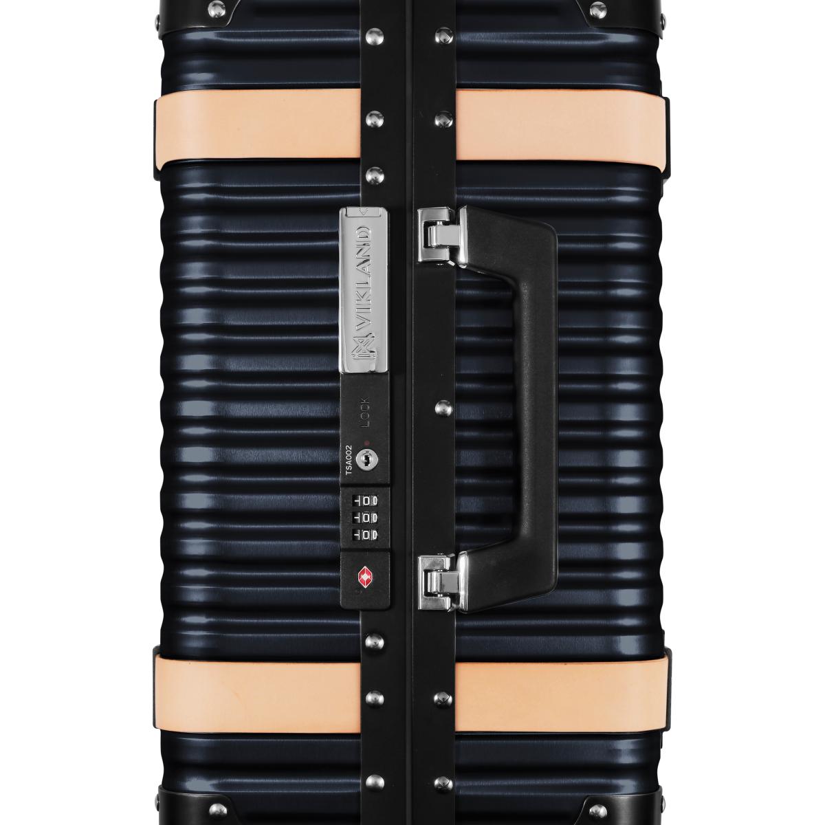 ランツォ スーツケース バイキング 19 インチ 33L ブラック X ベージュ