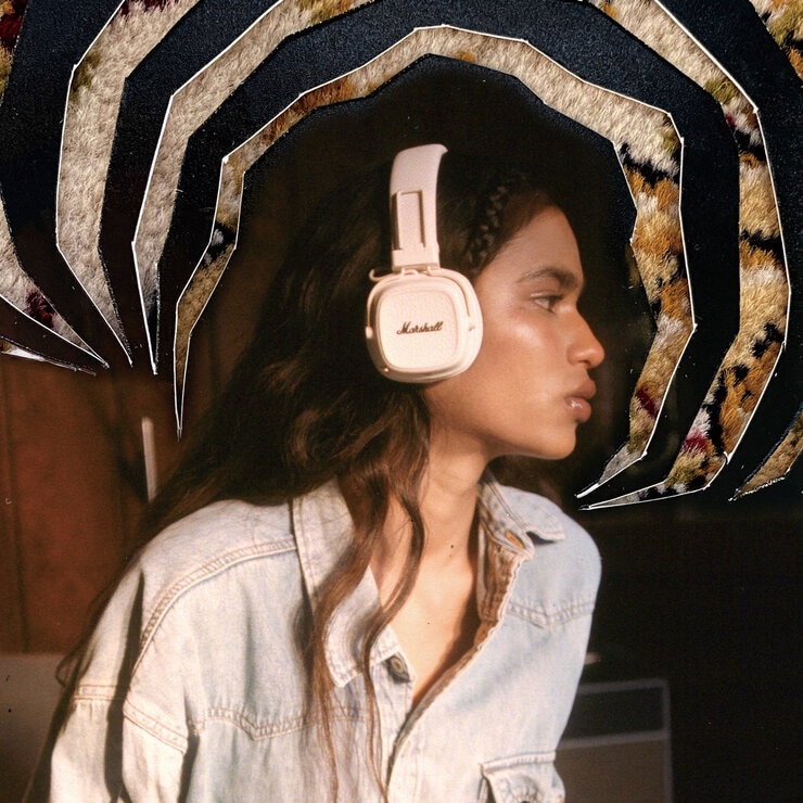 マーシャル MAJOR V ワイヤレスヘッドフォン クリーム