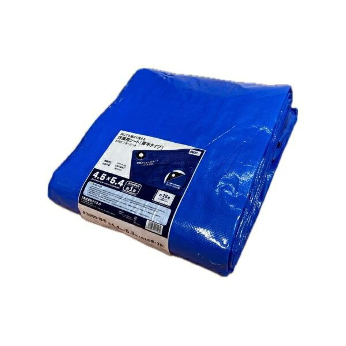 アイネット #3000ブルーシート 4.5 x 5.4m