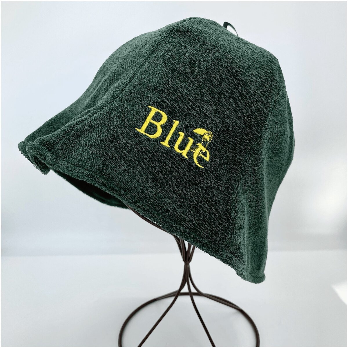 Blue サウナハット 綿製