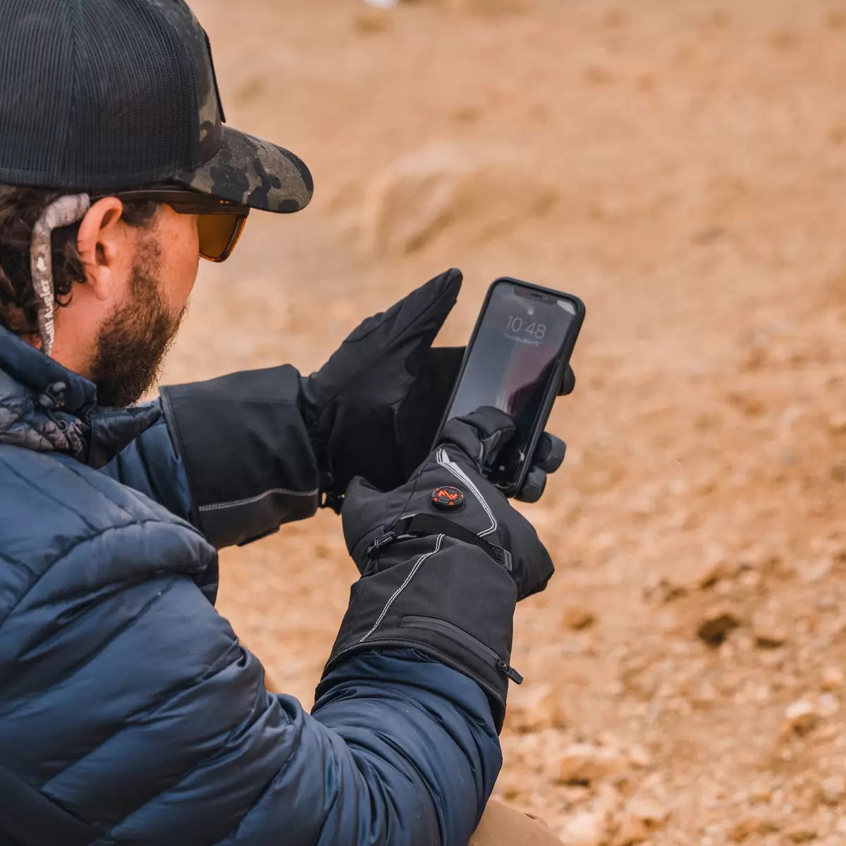 フィールドシアー バッテリー充電式 電熱 グローブ Mサイズ