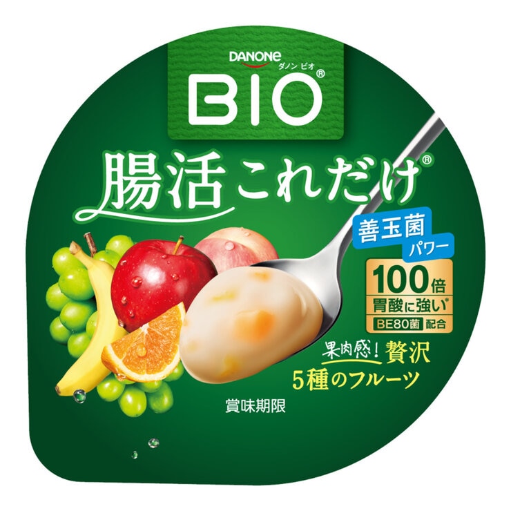 ダノンビオ 腸活これだけ5種のフルーツ 150g x 12個 ダノンビオ 腸活これだけ5種のフルーツ 150g x 12個