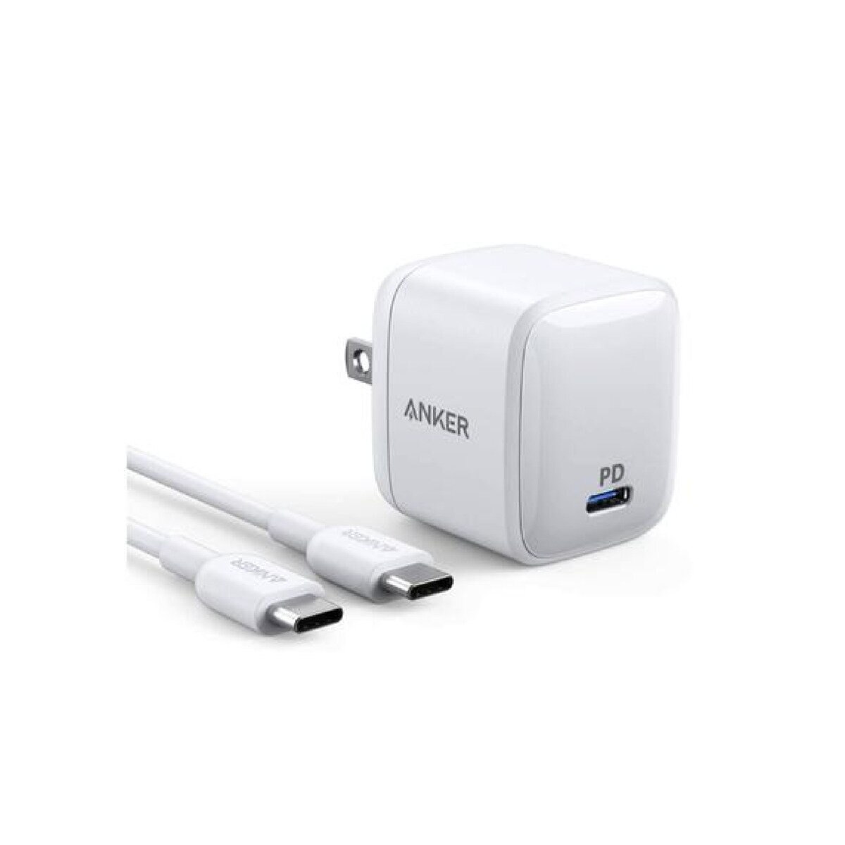 Anker（アンカー）急速充電器 PowerPort Atom & USB-C to USB-C ケーブル (1.8m)