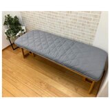 極厚ウレタン冷感長座布団 60x150cm グレー 極厚ウレタン冷感長座布団 60x150cm グレー