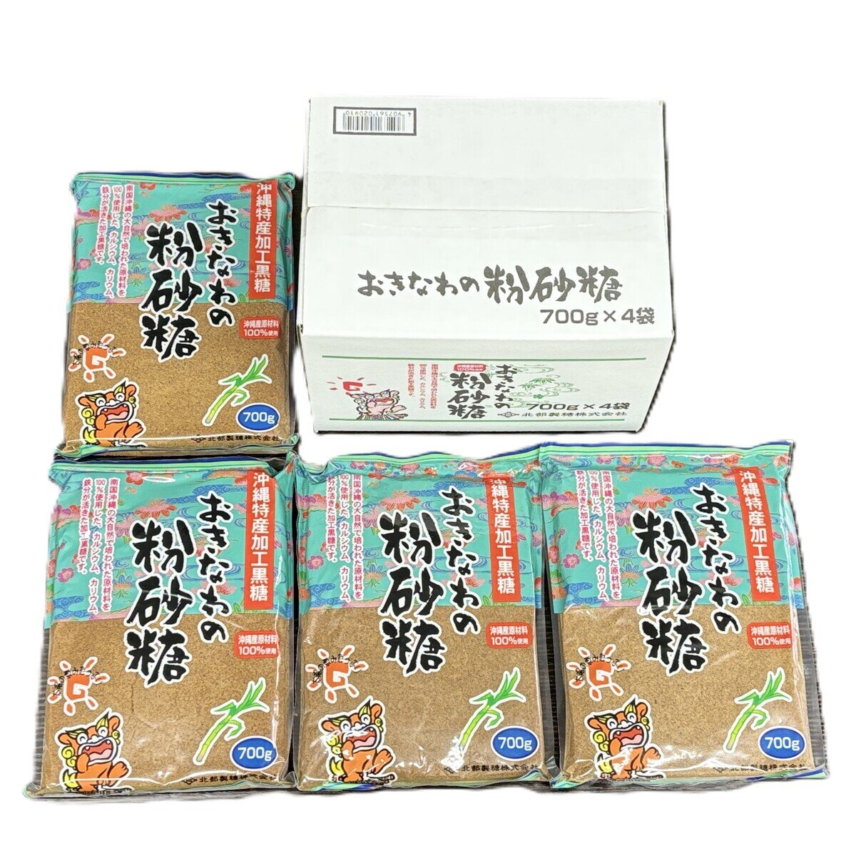 おきなわの粉砂糖 700g x 4袋