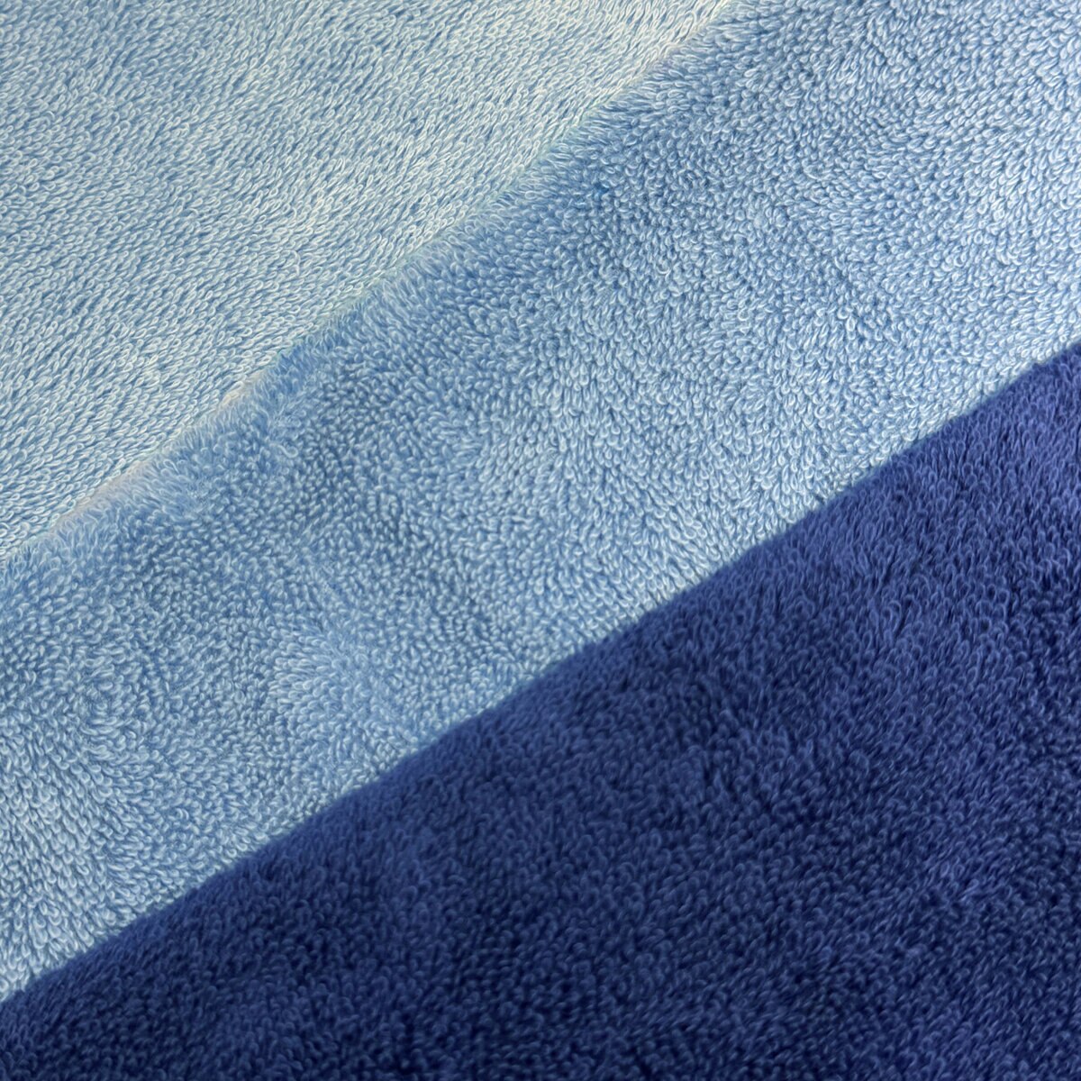 グラデーション バスタオル 60cm x 120cm 3枚組 ブルー グラデーション バスタオル 60cm x 120cm 3枚組 ブルー