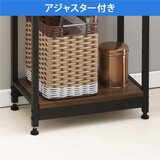 アイリスオーヤマ  スチールウッドラック 幅42cm 3段  SWR-4280  251467