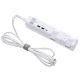 FARGO TAP KING USB 3.4A TYPE-C 回転タップ 延長コード 8個口 TYPE A x 2 TYPE C x 1 ホワイト