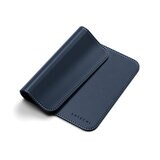 Satechi マウスパッド ヴィーガンレザー プレミアム ブルー 249mm x 190mm