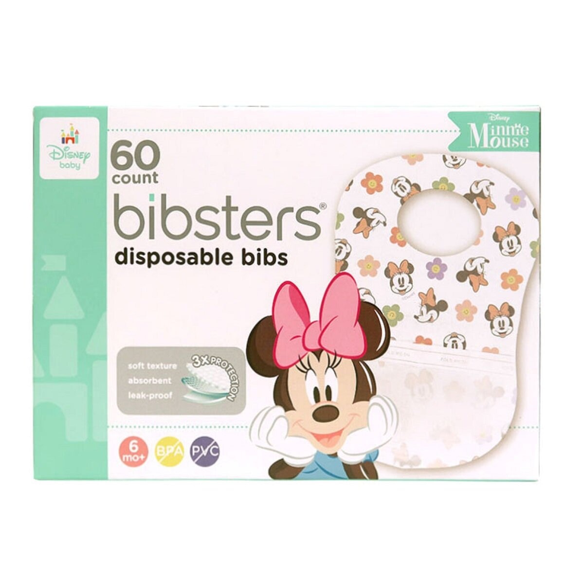 ディズニービブスター 使い捨てエプロン60枚入り ミニー