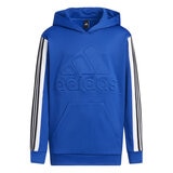 アディダス キッズ エンボス フーディブルー 160