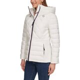 トミーヒルフィガー レディース キルトジャケット ホワイト S トミーヒルフィガー レディース キルトジャケット ホワイト S