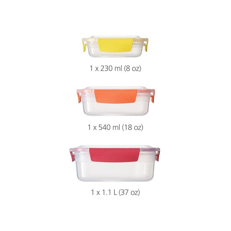 ジョセフジョセフ ネストロック 食品保存容器 3個セット マルチカラー ジョセフジョセフ ネストロック 食品保存容器 3個セット マルチカラー