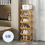 7Life 四角6段シューズラック zakka-045_n6-26 7Life 四角6段シューズラック zakka-045_n6-26