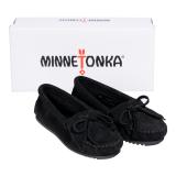 ミネトンカ レディース モカシン キルティ ブラック 23.0 cm