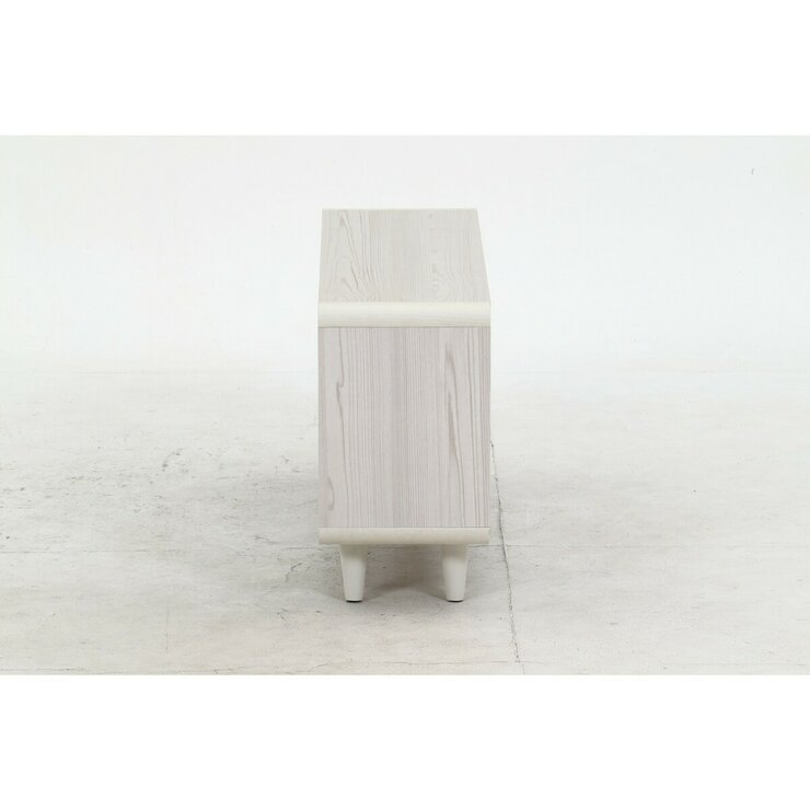 コレクションシェルフ クレール ワイド ホワイトウォッシュ