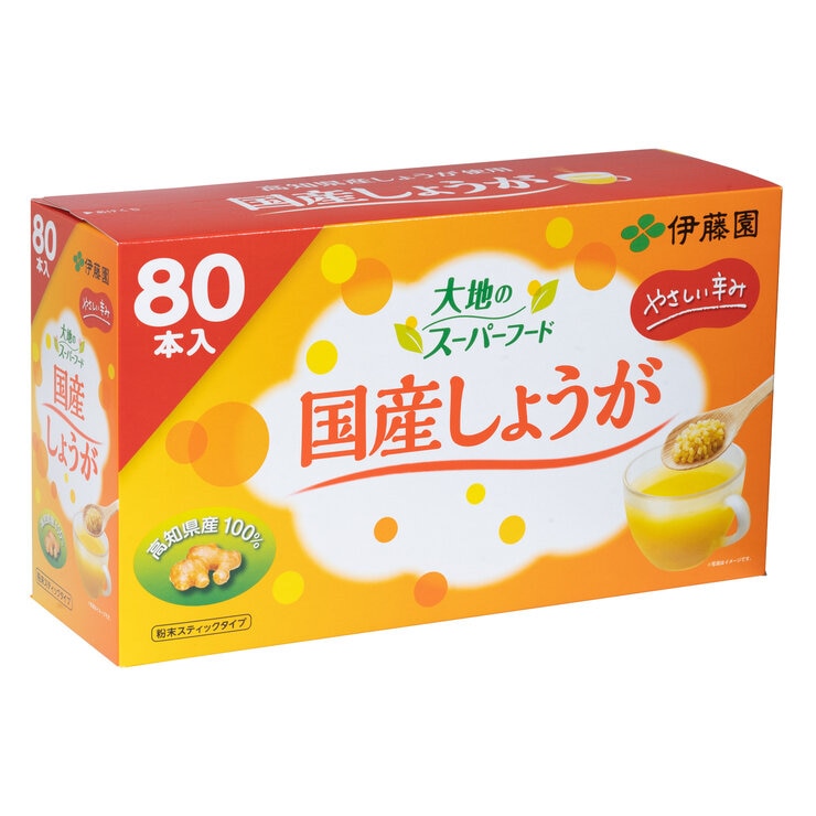 国産しょうが湯 9.8g スティック x 80 包 国産しょうが湯 9.8g スティック x 80 包