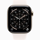 Apple Watch S11 Cellular 46mmゴールドチタニウムケースとライトブラッシュスポーツバンド - M/L