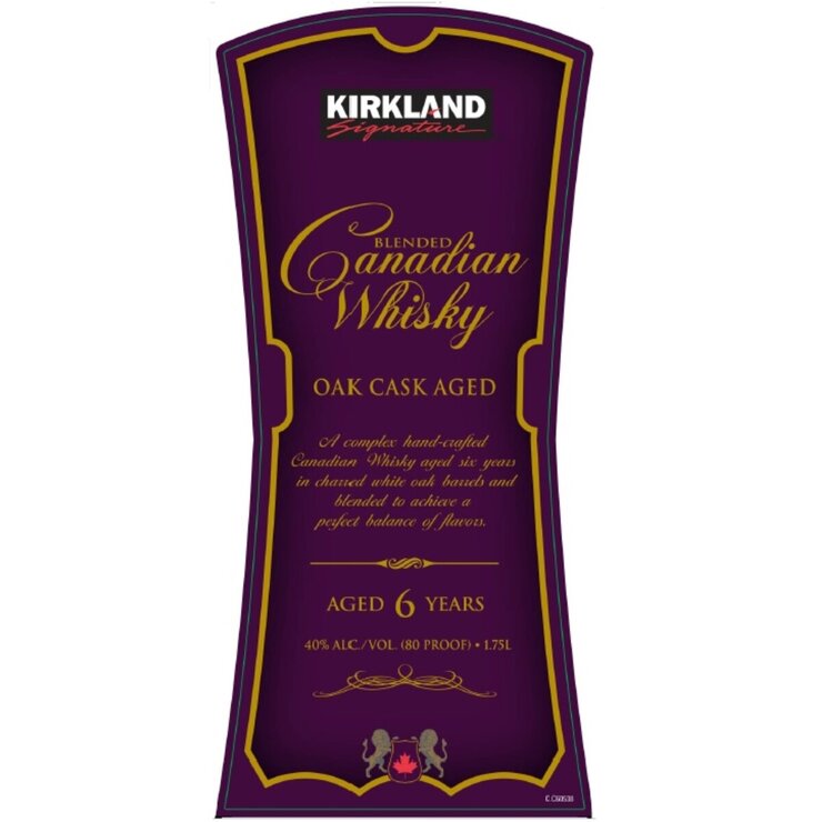 カークランド シグネチャー カナディアン ウイスキー 1750ml