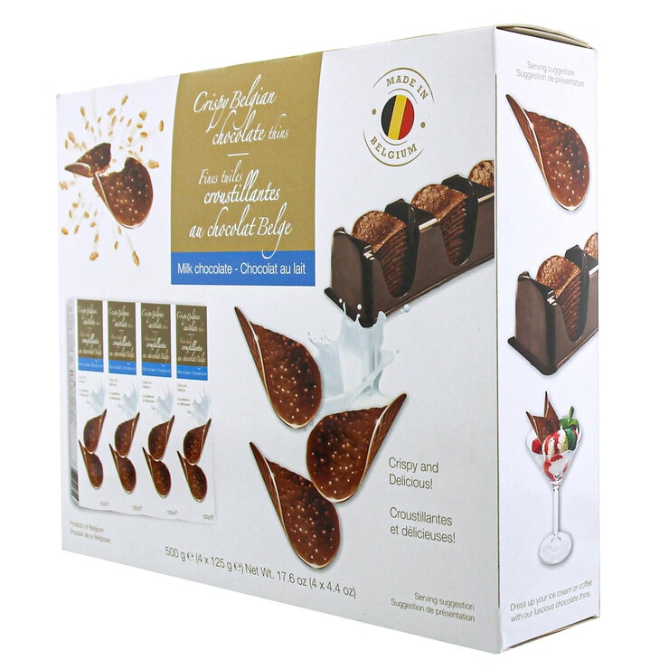 ハムレット ベルギー産 クリスピーミルクチョコレート 4 x 125g