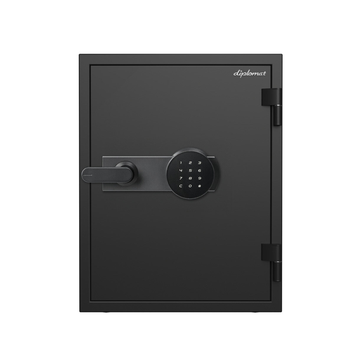 ディプロマット タッチパネル式 耐火・耐水デザイン金庫 36L 530HTPWR