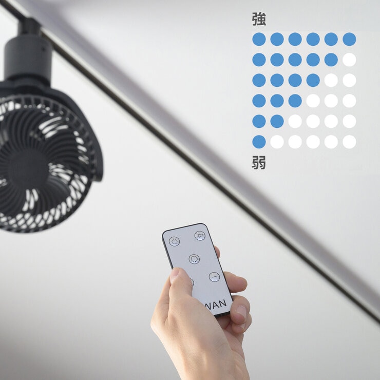 UZUKAZE 小型レールファン ホワイト SRF-250FWH/グレイ SRF-250BGY