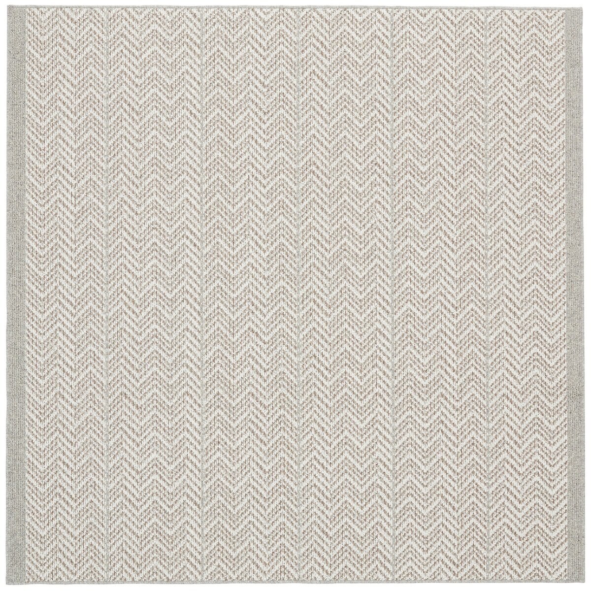 スミノエ グランウール ツイードヘリンボン ラグ 190x240cm アイボリー