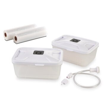ソリス真空パック器用ロール2本 & ランチボックス2個セット ソリス真空パック器用ロール2本 & ランチボックス2個セット