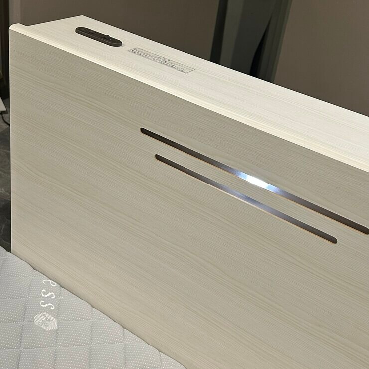 フランスベッド CCⅡフレーム/マットレス　クイーンセット (SS 2台) ホワイト