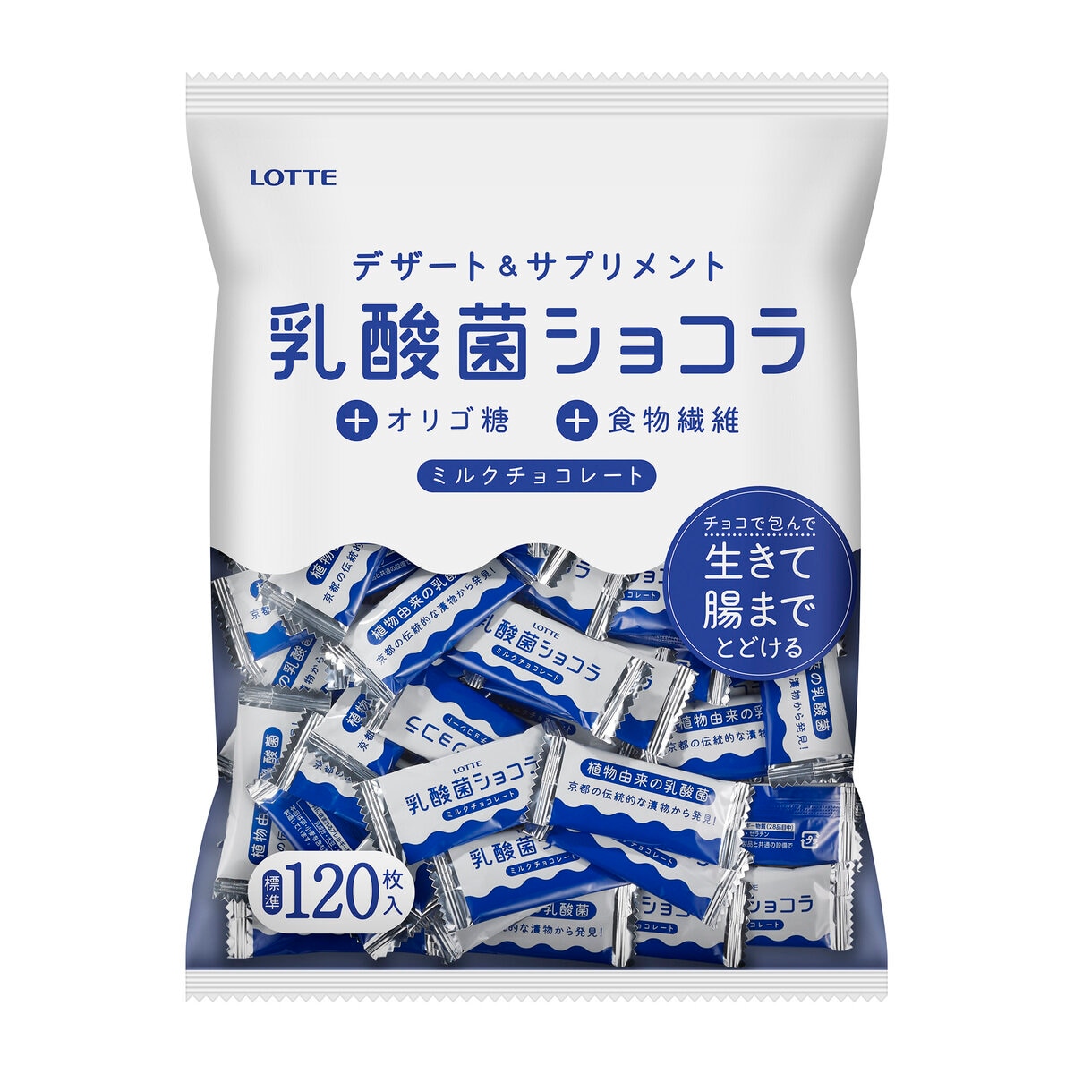 乳酸菌ショコラ ミルクチョコレート120枚　480g