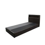 Sealy Bedframe Single Freal Drawer Type Dark Brown