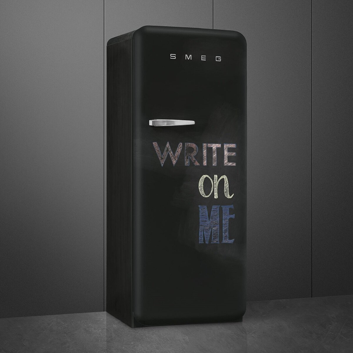 SMEG 270L 冷蔵庫 FAB28RDBB5JP ブラックボード
