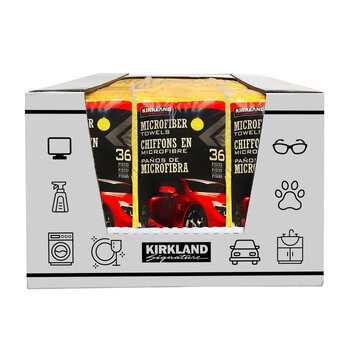 カークランドシグネチャー マイクロファイバータオル イエロー 324枚