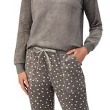 ノーティカ レディース フリース パジャマ グレー S