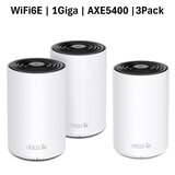 TP-Link Deco XE75 3Pack メッシュWiFi6E ルーター 2402＋2402＋574Mbps AXE5400 トライバンド IPoE IPv6対応 3年保証