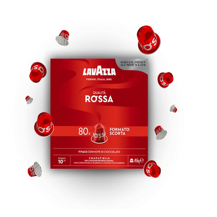 LAVAZZA ネスプレッソ互換カプセル80個 クオリタ・ロッサ LAVAZZA ネスプレッソ互換カプセル80個 クオリタ・ロッサ