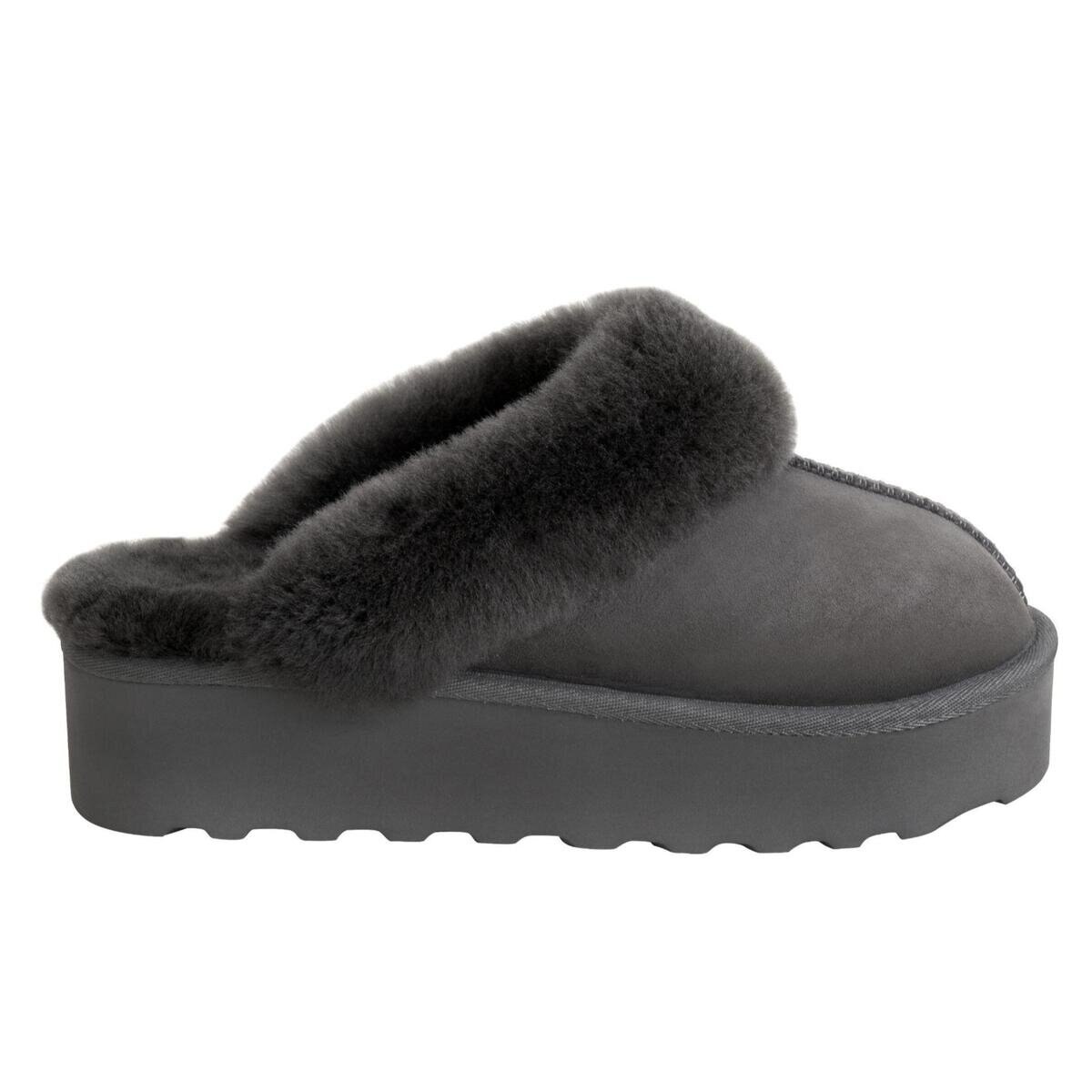 カークランドシグネチャー プラットフォーム スリッパ グレー 25.0 cm
