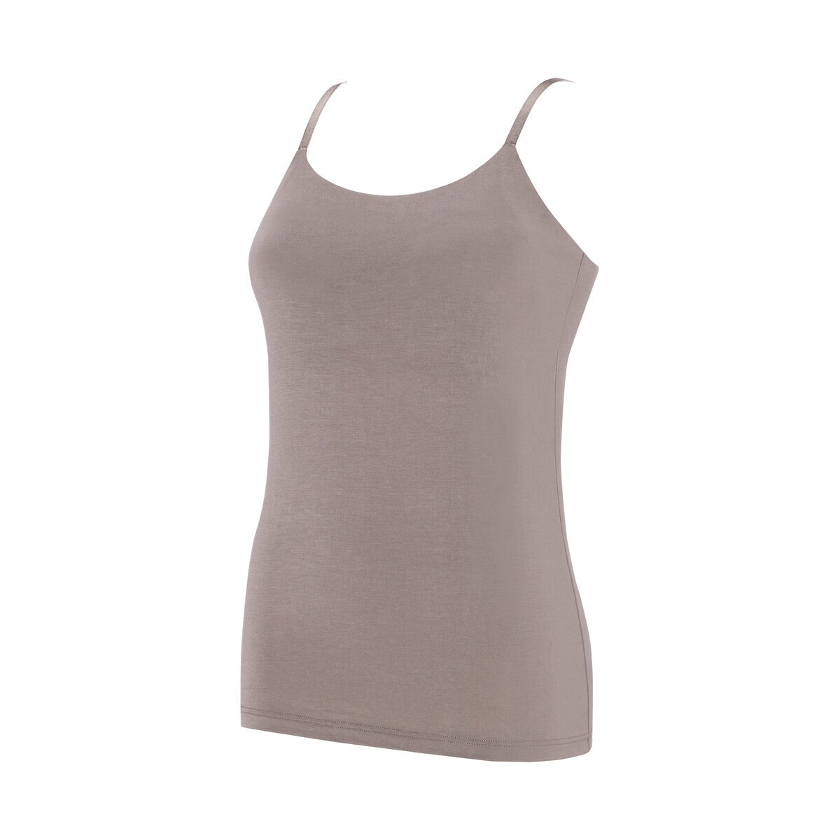 トリンプ・インターナショナル・ジャパン ブラ付き キャミソール モカ/ブラック L