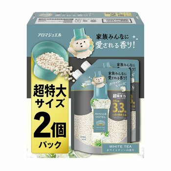 レノア ハピネス アロマジュエル 香り付け専用ビーズ ホワイトティー 詰め替え 1410 ml x 2 レノア ハピネス アロマジュエル 香り付け専用ビーズ ホワイトティー 詰め替え 1410 ml x 2