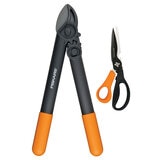 FISKARS 高枝切狭 & 剪定枝鋏 セット