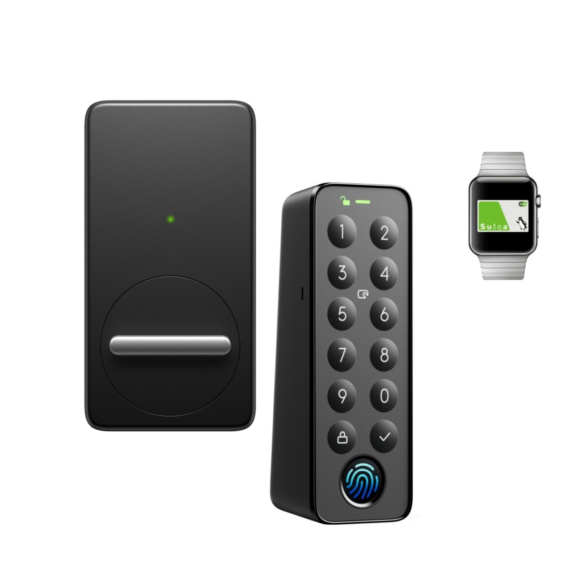 スイッチボット スマートロック 指紋認証パッド(交通系ICカード対応) セット W1601704 スイッチボット スマートロック 指紋認証パッド(交通系ICカード対応) セット W1601704