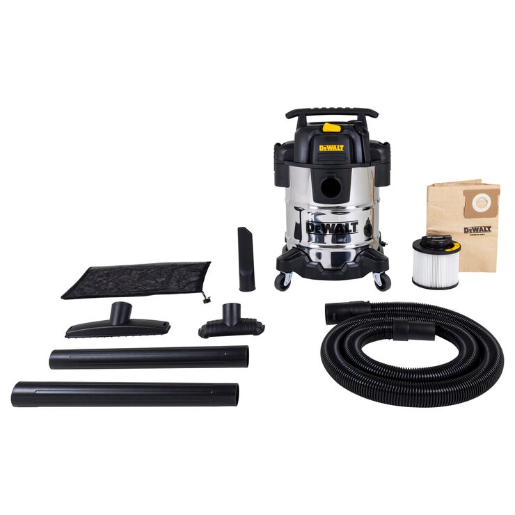 【店頭引き取り限定・中古品】DEWALT 乾湿両用掃除機 DXV20SJ　DRY Vacuum Cleaner DEWALT 12 Gallon STEALTHSONIC Ultra Quiet Wet Dry Vacuum DXV12P-QT