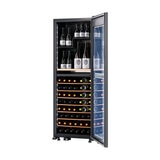 さくら製作所 日本酒＆ワインセラー/95本用/氷温冷蔵機能付き/氷温M2/2温度/ブラック/LX95DM2Z-RH-B